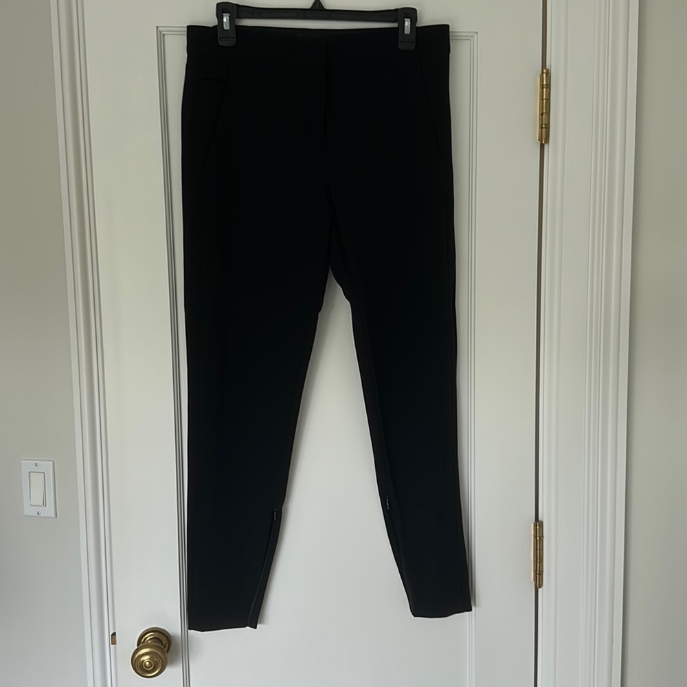 Black trousers Narciso Rodriguez zipper detailing